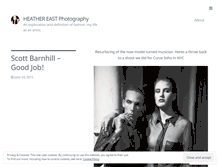 Tablet Screenshot of heathereast.wordpress.com