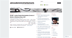 Desktop Screenshot of advocatemmmohanbareacts.wordpress.com