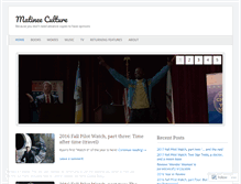 Tablet Screenshot of matineeculture.wordpress.com