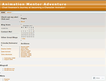 Tablet Screenshot of animationmentor.wordpress.com