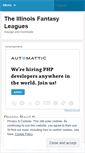 Mobile Screenshot of ilfantasyleague.wordpress.com