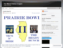 Tablet Screenshot of ilfantasyleague.wordpress.com