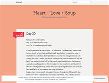 Tablet Screenshot of heartlovesoup.wordpress.com