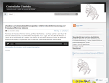 Tablet Screenshot of contrainfocordoba.wordpress.com