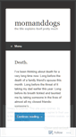 Mobile Screenshot of momanddogs.wordpress.com