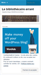 Mobile Screenshot of lebibliothecaireerrant.wordpress.com