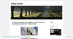Desktop Screenshot of jorgedaher.wordpress.com
