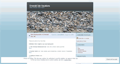 Desktop Screenshot of emeraldisle.wordpress.com