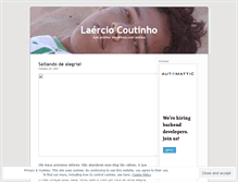 Tablet Screenshot of laerciocouti.wordpress.com