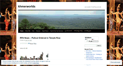 Desktop Screenshot of khmerworlds.wordpress.com