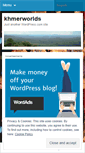 Mobile Screenshot of khmerworlds.wordpress.com