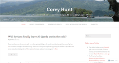 Desktop Screenshot of coreyhunt.wordpress.com