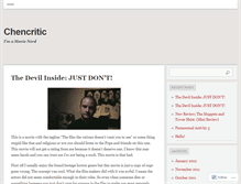 Tablet Screenshot of chencritic.wordpress.com