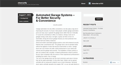 Desktop Screenshot of cksecurity.wordpress.com