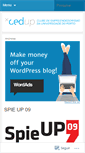 Mobile Screenshot of cedup.wordpress.com