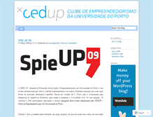 Tablet Screenshot of cedup.wordpress.com