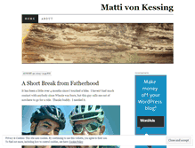 Tablet Screenshot of mattivonkessing.wordpress.com