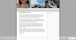 Desktop Screenshot of femmesuisse.wordpress.com