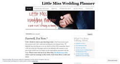 Desktop Screenshot of littlewedplanblog.wordpress.com