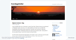 Desktop Screenshot of hverdagshelter.wordpress.com