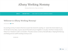 Tablet Screenshot of albanyworkingmommy.wordpress.com