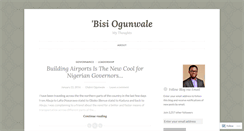 Desktop Screenshot of bisiogunwale.wordpress.com