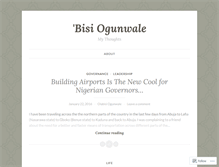 Tablet Screenshot of bisiogunwale.wordpress.com