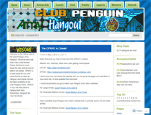 Tablet Screenshot of clubpenguinarmyhangoutcpaho.wordpress.com