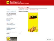 Tablet Screenshot of cupaiguafreda.wordpress.com