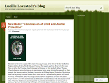 Tablet Screenshot of lucillelovestedt.wordpress.com