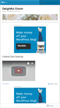 Mobile Screenshot of delightfulcharm.wordpress.com