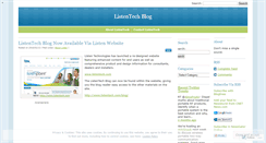Desktop Screenshot of listentech.wordpress.com