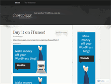 Tablet Screenshot of chorepiggy.wordpress.com