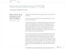 Tablet Screenshot of hermanbernar1128.wordpress.com