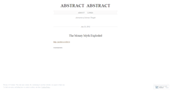 Desktop Screenshot of abstractabstract.wordpress.com