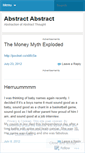 Mobile Screenshot of abstractabstract.wordpress.com