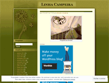 Tablet Screenshot of linhacampeira.wordpress.com