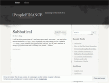 Tablet Screenshot of occupyfinance.wordpress.com