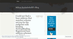 Desktop Screenshot of miltonkb.wordpress.com