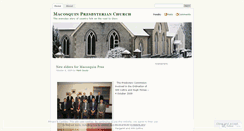 Desktop Screenshot of macosquinpres.wordpress.com