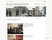 Tablet Screenshot of macosquinpres.wordpress.com