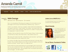 Tablet Screenshot of amandacarroll.wordpress.com