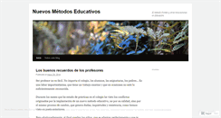 Desktop Screenshot of nuevosmetodoseducativos.wordpress.com
