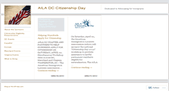 Desktop Screenshot of ailadccitizenshipday.wordpress.com