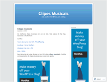Tablet Screenshot of clipesmusicais.wordpress.com