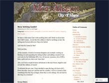 Tablet Screenshot of cityofmages.wordpress.com