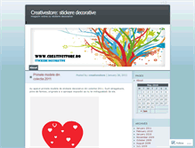Tablet Screenshot of creativestore.wordpress.com