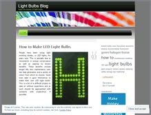Tablet Screenshot of lightbulbs365.wordpress.com