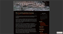 Desktop Screenshot of cynicalqueer.wordpress.com