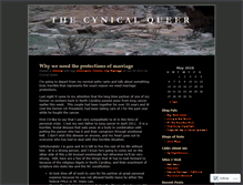 Tablet Screenshot of cynicalqueer.wordpress.com